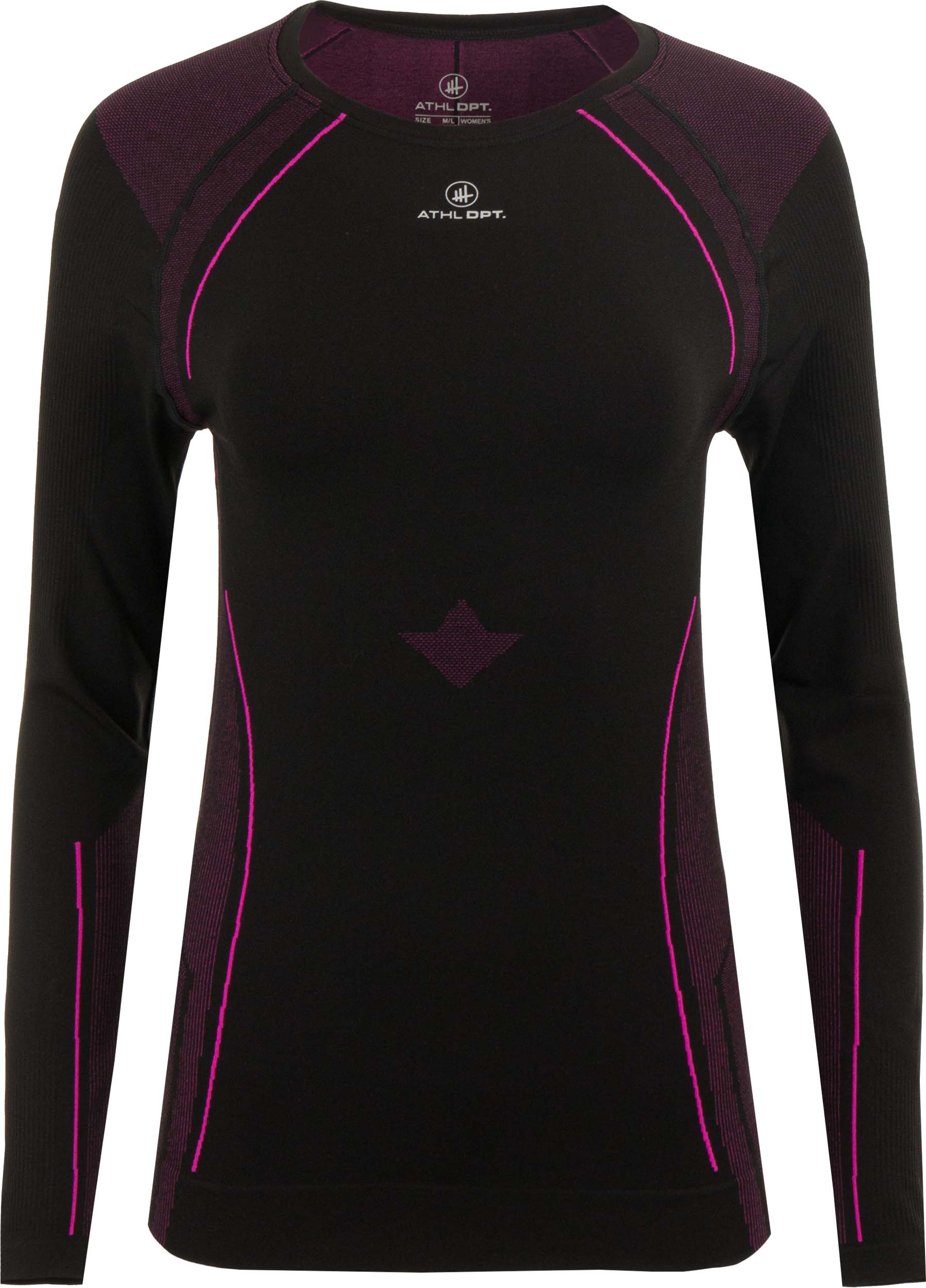 Women's Functional Compression Shirt Athl. Dpt Avril Black Xl-2Xl