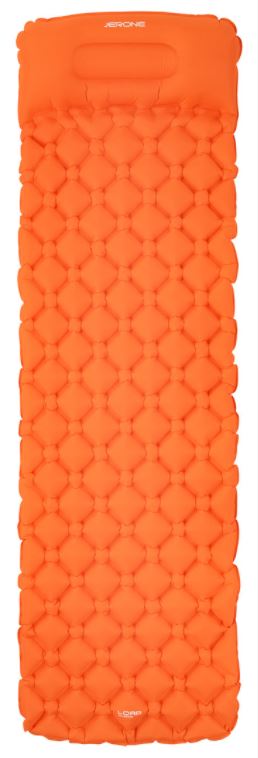 Inflatable sleeping pad loap jerone orange