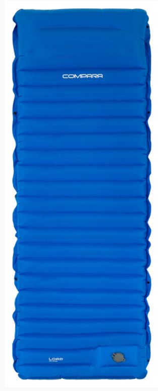 Inflatable sleeping pad loap compara blue