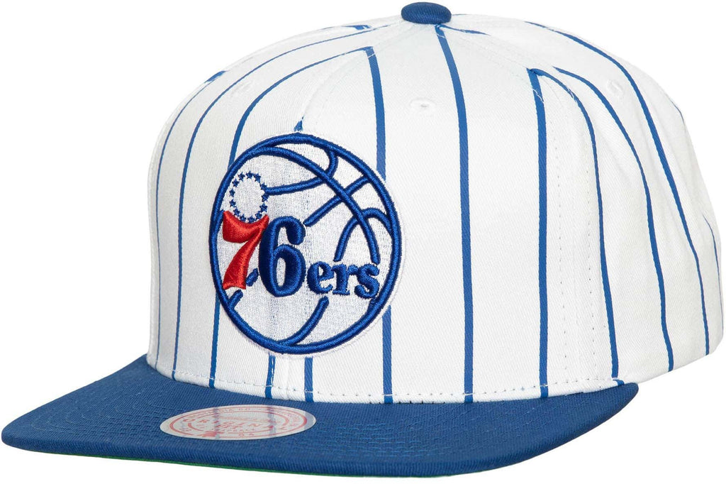 Mitchell & Ness Nba Retro Philadelphia Blue Cap,