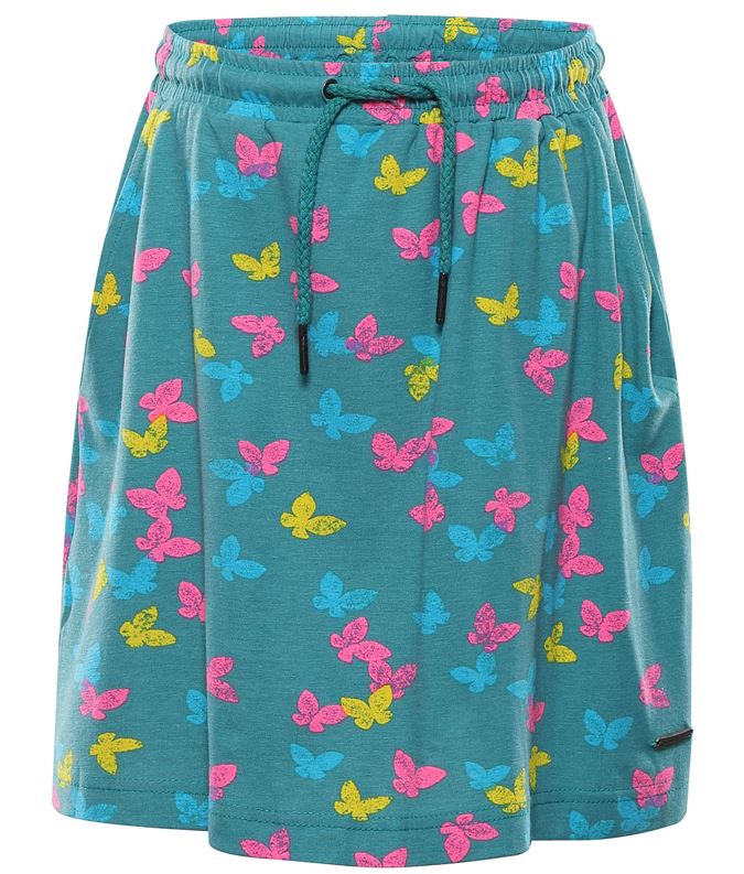 Children's Skirt Alpine Pro Zirido Green 140-146