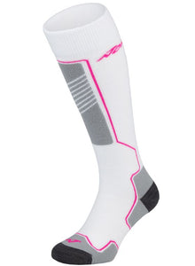 Nordica Ski Socks White-Grey-Neon Fuxia 35-38