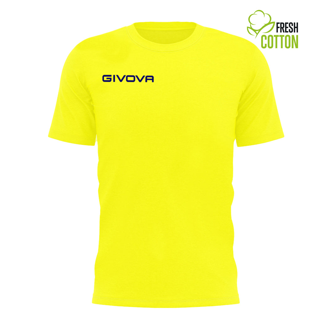 Cotton T-shirt Givova Fresh Amarillo Xl