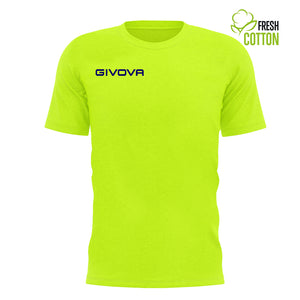 Cotton T-shirt Givova Fresh Amarillo Fluo M