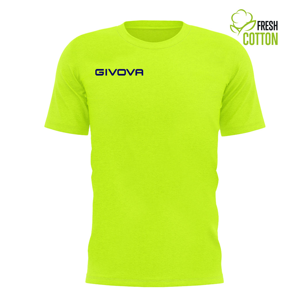 Cotton T-shirt Givova Fresh Amarillo Fluo 3Xl