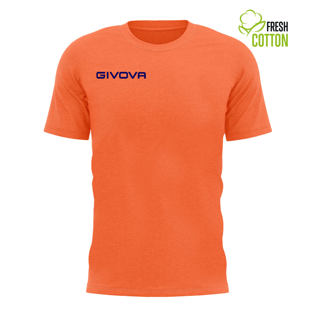 Cotton T-shirt Givova Fresh Orange Fluo M