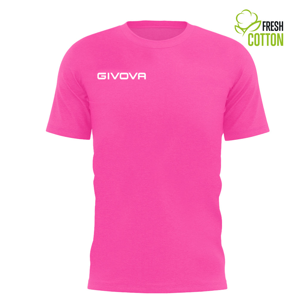 Cotton T-shirt Givova Fresh Fuxia Fluo 3Xl