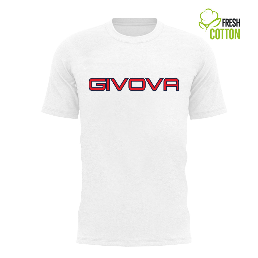 Cotton T-shirt Givova Spot White Xs