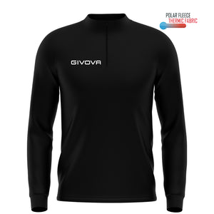 Sports Sweatshirt Givova Maglia Tecnica Black, Xs