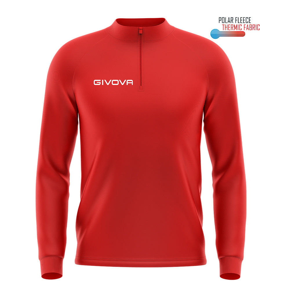 Sports sweatshirt Givova Maglia Tecnica Red, S