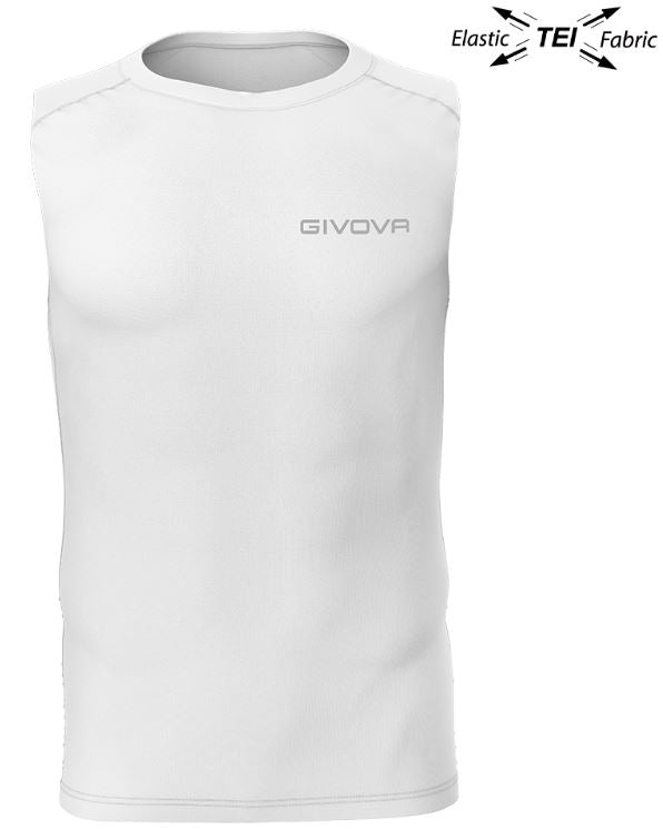 Elastic T-shirt Givova Technical Corpus 1 White 2Xl