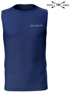 Elastic Tank Top Givova Technival Corpus 1 Blue Navy, S