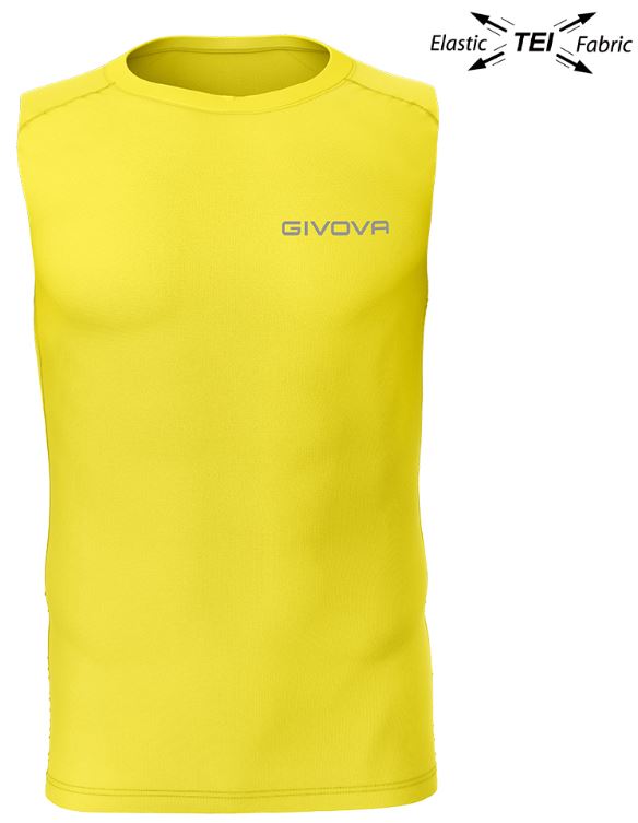 Elastic T-shirt Givova Technical Corpus 1 Yellow L