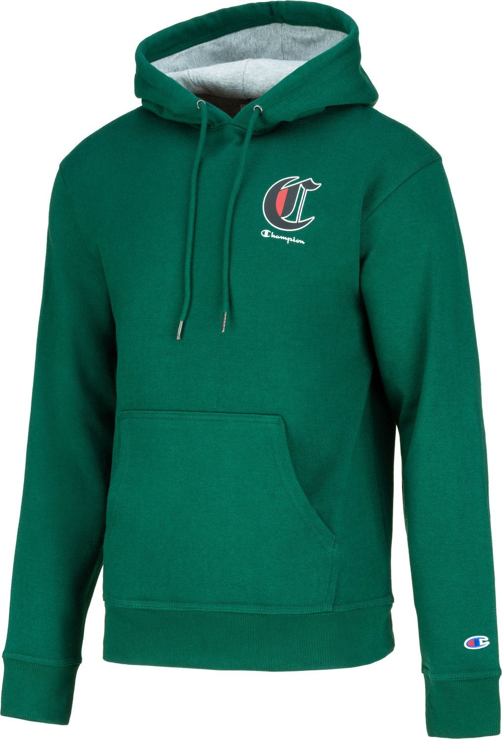 Men's Sweatshirt Champion Hoodie Forest Peak Green-1 L