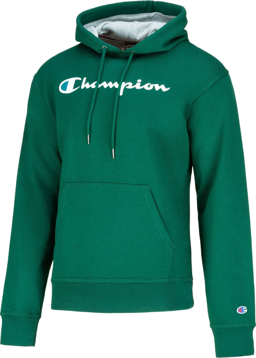 Men's Sweatshirt Champion Hoodie Forest Peak Green-3 M