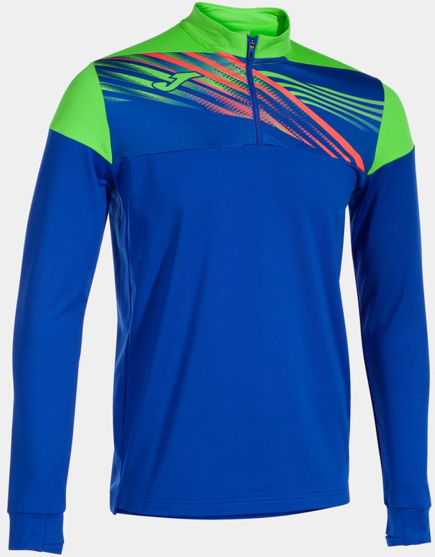 Sports Sweatshirt Joma Elite Ix Royal-Fluor Green Xl