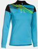 Women's Sports Hoodie Joma Elite X Turquoise-Black L