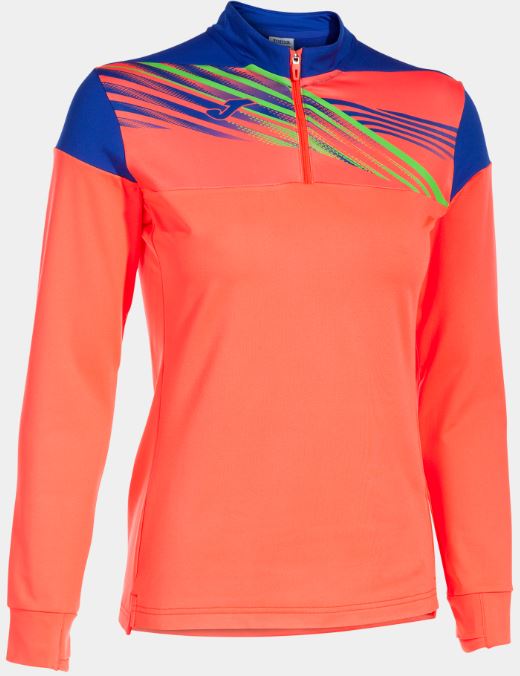 Women's Sports Hoodie Joma Elite X Coral-Royal M