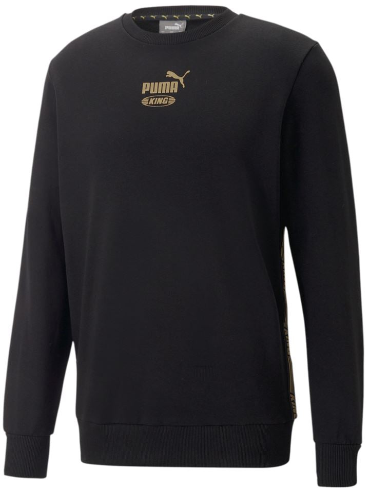 Men's Sweatshirt Puma King Logo Crew Sweat Black M