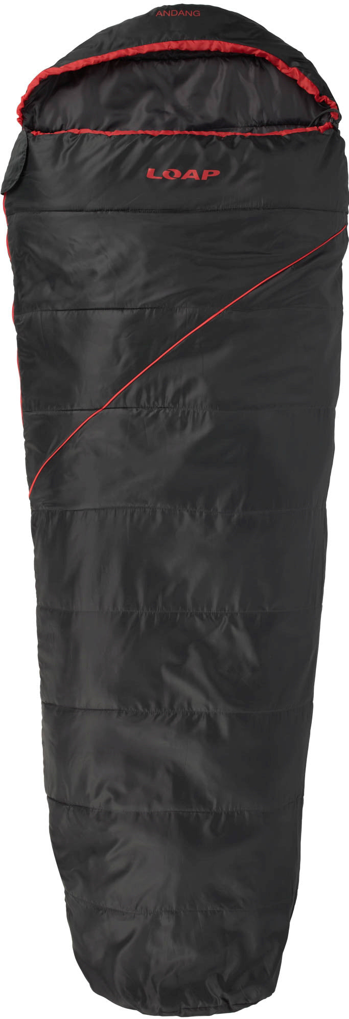 Mummy Sleeping Bag Loap Andang Blk-Red L-Left Zip