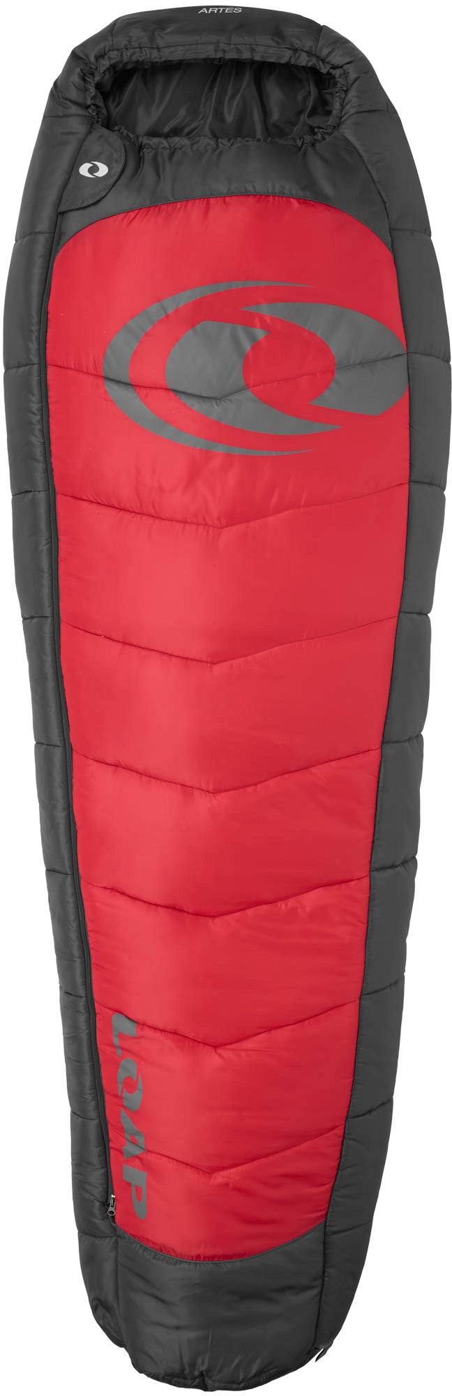 Mummy Sleeping Bag Loap Artes Red-Gray R-Right Zip