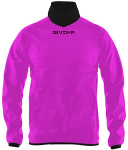 Men's Waterproof Jacket Givova Rain Jacket Fuxia Xl