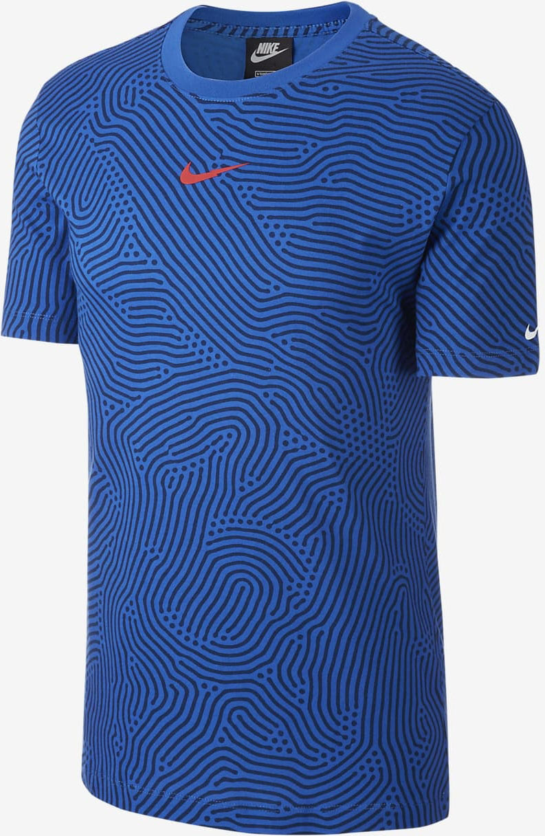 Men's T-shirt Nike Printed Shirt Blue Men L