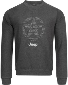 Jeep Men Round Neck Sweatshirt Star All, S