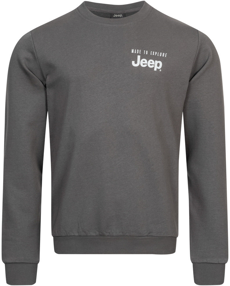 Jeep Men Round Neck Sweatshirt L