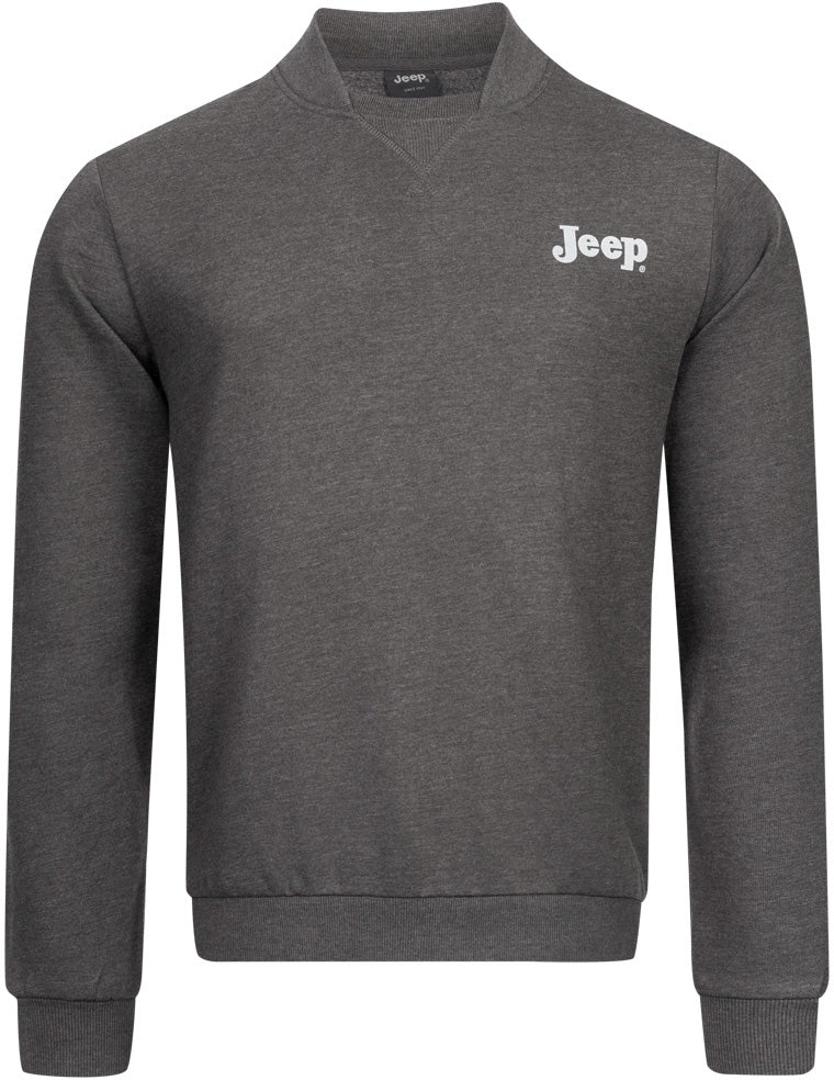 Men's Sweatshirt Jeep Men Bomber Neck Sweatshirt L