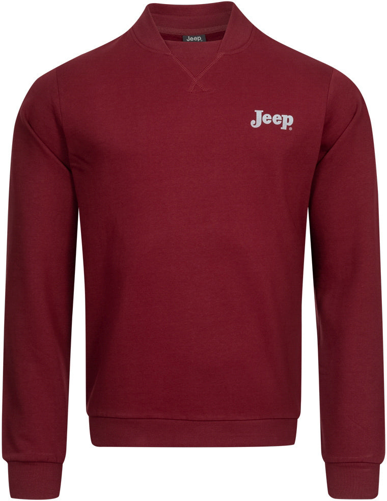 Jeep Men Bomber Neck Sweatshirt, S