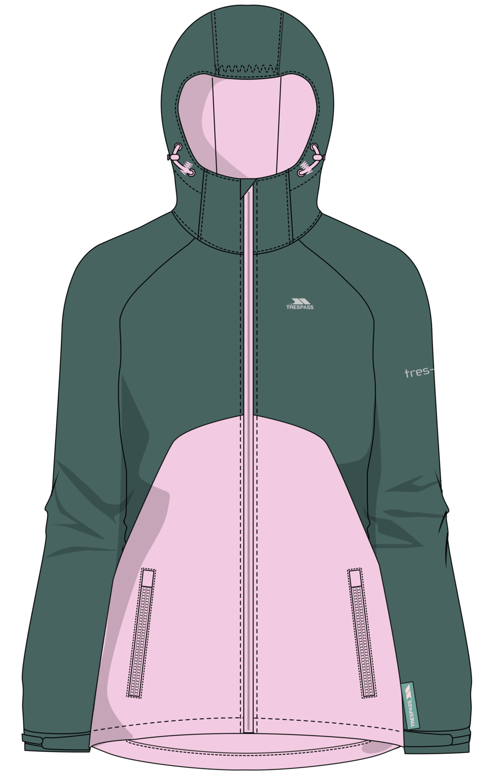 Trespass Capture - girls jkt tp50 7/8