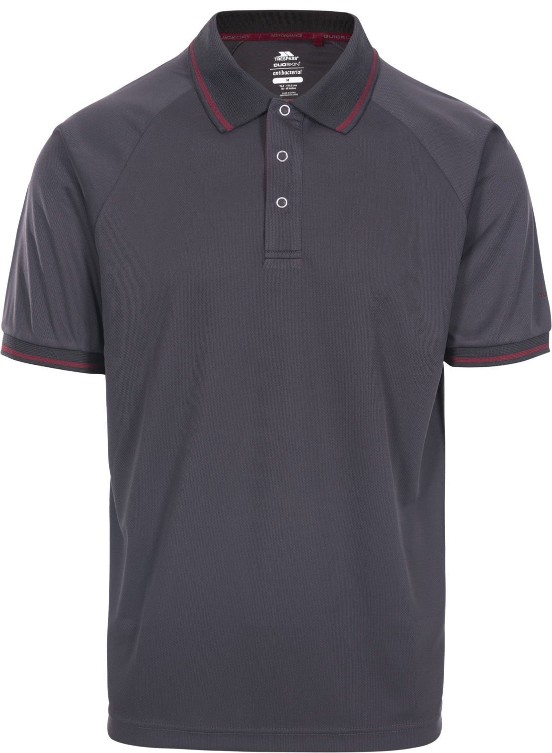 Trespass Bonington - male active polo top tp100