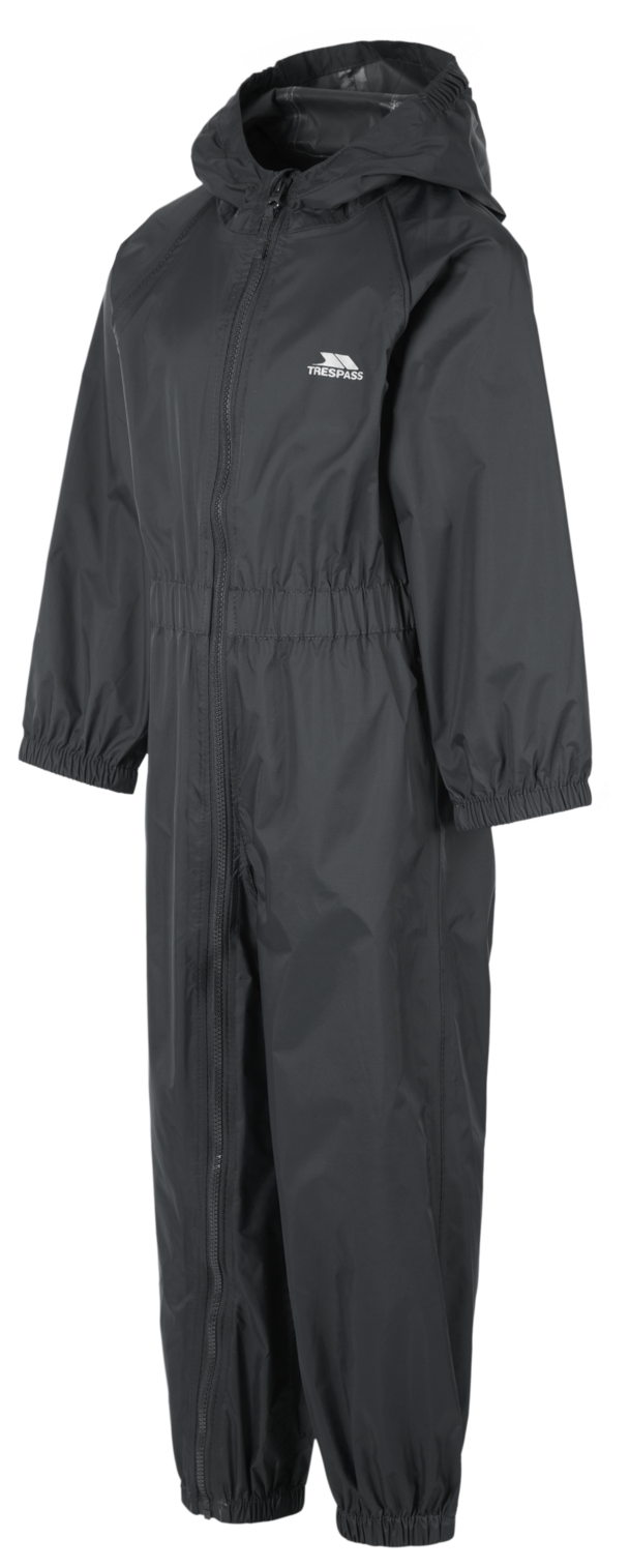 Trespass Button - childs unisex rain suit 5/6