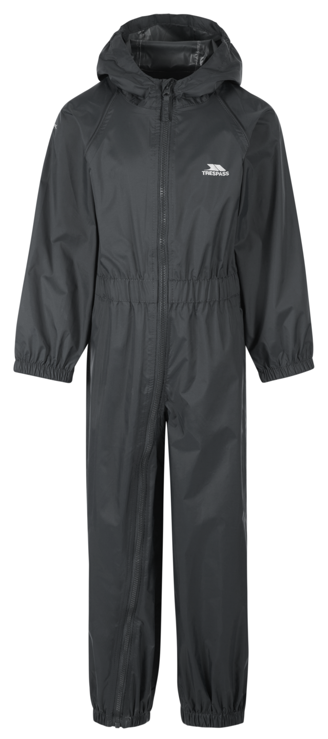 Trespass Button - childs unisex rain suit 2/3