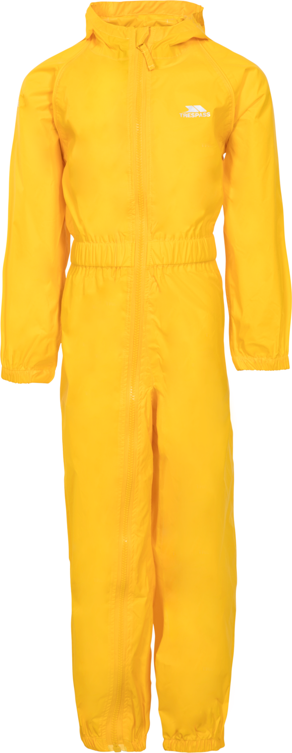 Trespass Button - childs unisex rain suit