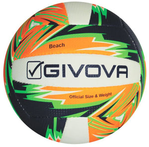 Volleyball Ball Givova Beach 18 Orange-Blue 4