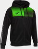 Men's Sweatshirt Joma Eco Supernova Zip Black-Flour Green L