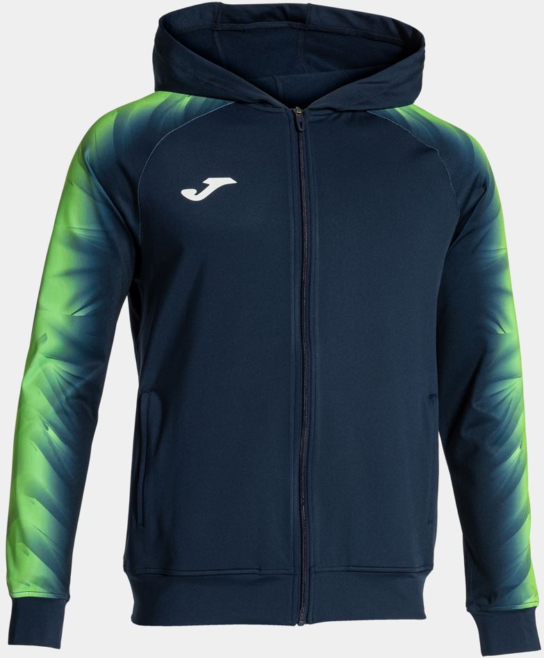 Men's Sweatshirt Joma Elite Ix Zip-Up Navy-Fluor Green M