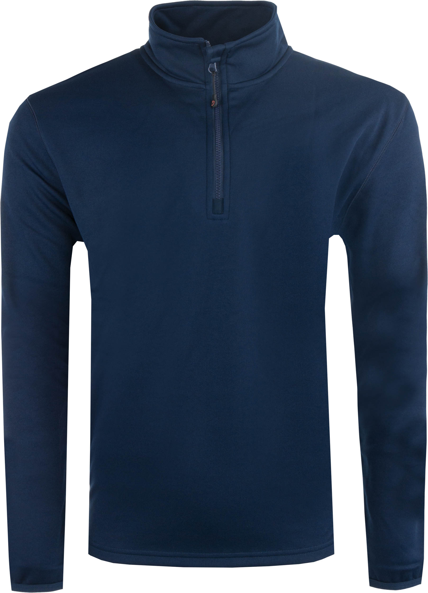 Heren 1/4 Zip Midlayer Navy - Ademend & Functioneel