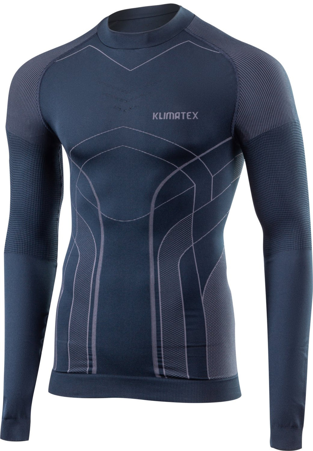 Men's Seamless Thermal T-shirt Klimatex Boreto Dark Blue, Xl-2Xl