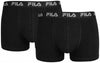 Fila Men's Boxers 2-Pack Black, Xl