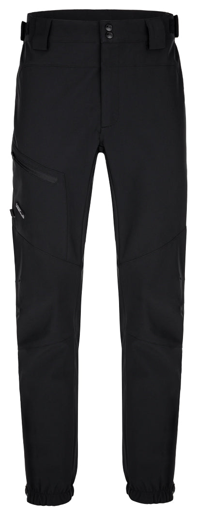 Zwarte Heren Softshell Broek - Winddicht & Ademend, M