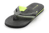 Men's Flip Flops Alpine Pro Bern Black-Lime 43