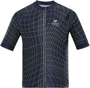 Men's Cycling Jersey Alpine Pro Sagen Mood Indigo, S