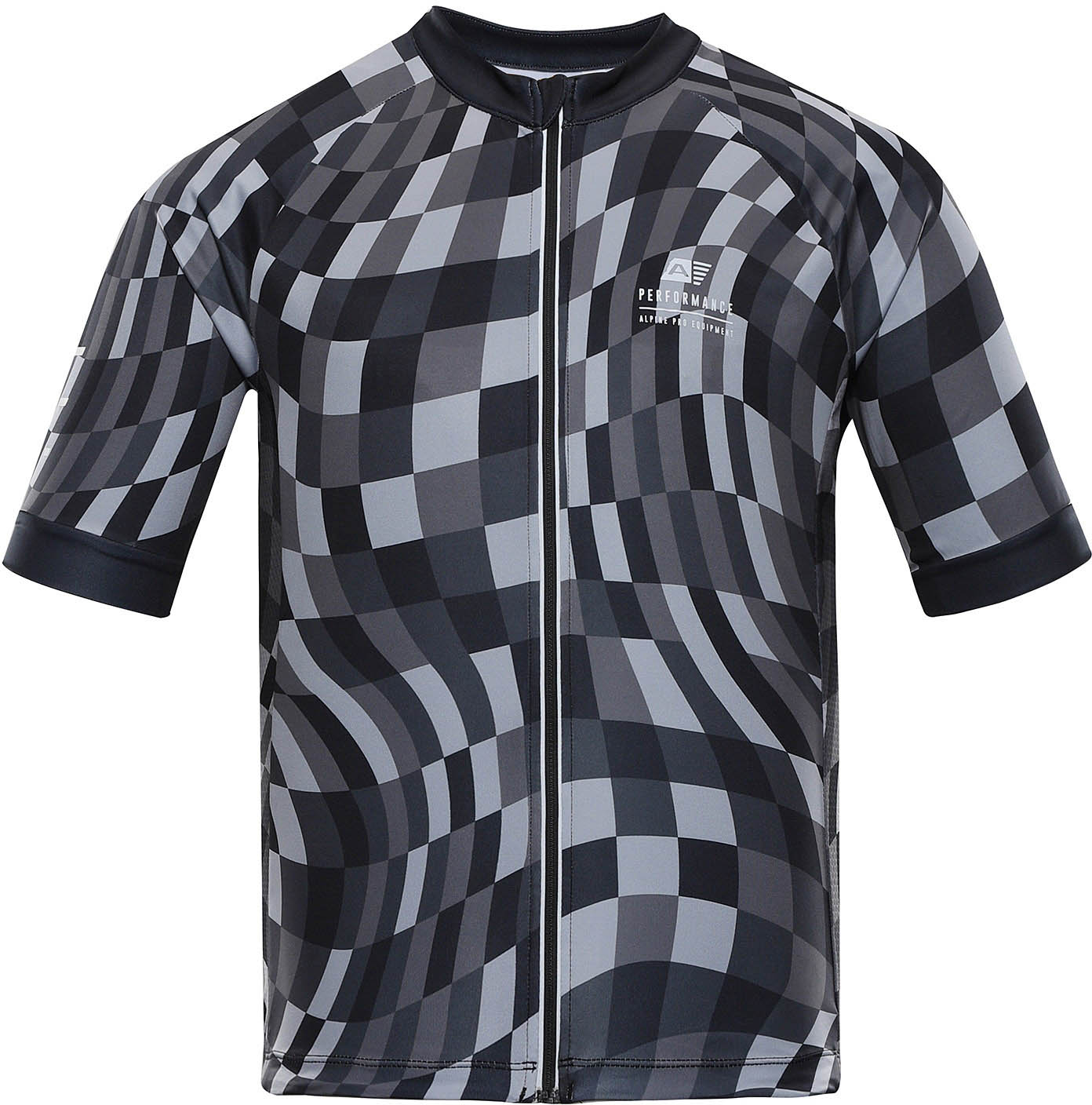 Men's Cycling Jersey Alpine Pro Sagen Dk. True Gray M