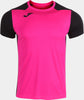 Men's T-shirt Joma Record Ii Fluor Pink-Black, S