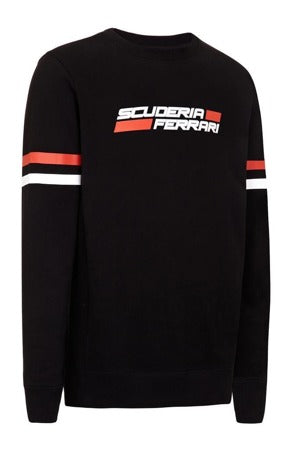 Ferrari SF FW Mens Crew Sweat Black