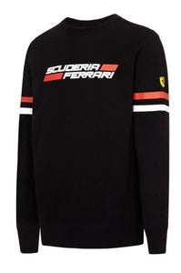 Ferrari SF FW Mens Crew Sweat Black