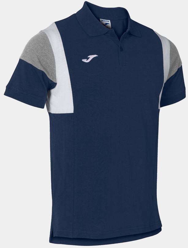 Sports T-shirt Joma Sleeve Polo Navy M